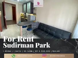 Disewakan Apartement Sudirman Park 1BR Full Furnished Lantai Tinggi