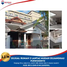 Dijual Rumah 2 Lantai Mudah Dijangkau