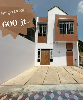 Exclusive 2 Lantai DP 0% Cicilan mulai 3jt an, Sudah SHM