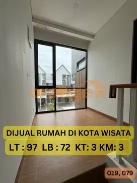 Dijual cepat rumah cantik 2 lt cluster baru kotawisata
