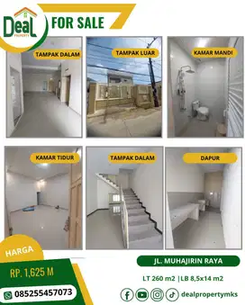Rumah 2 lantai di tengah kota makassar