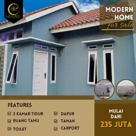 Rumah murah 2 kamar akses strategis dekat jalan utama hanya 230jutaan