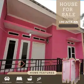 Rumah cantik 2 kamar akses strategis dekat jalan utama hanya 130 juta