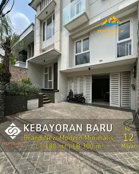 BRAND NEW HOUSE DESIGN MODERN  KEBAYORAN BARU  JAKSEL