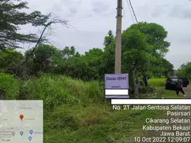 Dijual Tanah Kavling Hoek Luas 540m2 di Cikarang