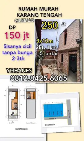 Rumah murah di karang tengah ciledug