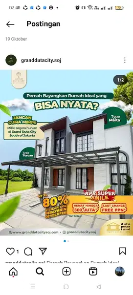 Grand Duta City Parung Bogor