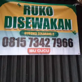 Disewakan  ruko buahbatu