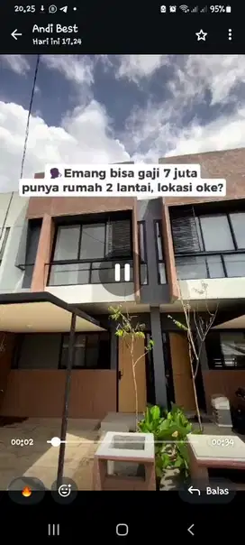 rumah 2lt 400jt an dekat ke stasiun citayam