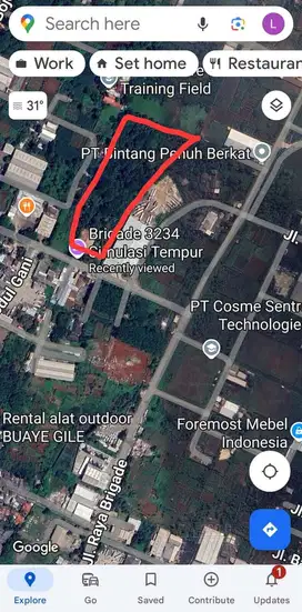 Dijual Tanah Kosong Di Gunung Putri Bogor