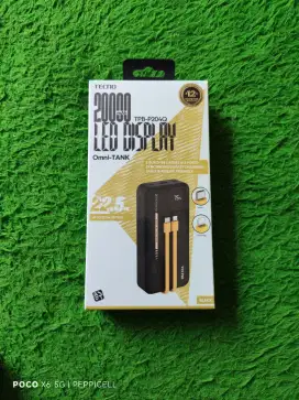 Powerbank 20.000 mAh Tecno with LED Display