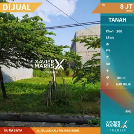 Dijual Tanah Siap Bangun Strategis di Bulak Kalitinjang Surabaya