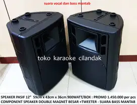 speaker pasif 12in sepasang