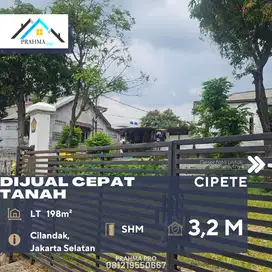 Cipete Jaksel Dijual Tanah Kavling Lokasi Sangat Strategis Jarang Ada
