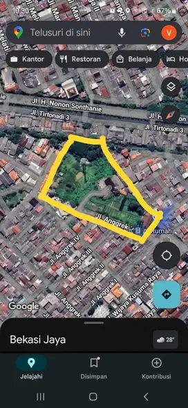 Dijual Cepat  Tanah Komersil byk Bonusnya  Area Bekasi Timur