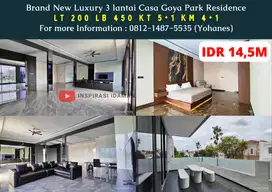 Brand New Luxury 3 lantai Casa Goya Park Residence