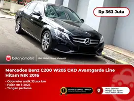 [KM ANTIK] Mercedes Benz C200 W205 CKD Avantgarde Line Hitam 2016/2017
