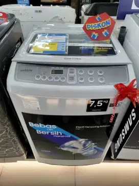 Mesin Cuci Top Load 7.5 KG Bisa Cicilan Tanpa DP Bunga 0%
