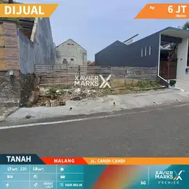 Dijual Tanah di Candi Candi Lowokwaru Malang Strategis Dekat Suhat