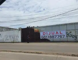 TANAH COCOK BUAT PABRIK DI PINGGIR JALAN UTAMA TELUK NAGA TANGERANG