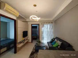 Dijual Apartemen Royal Mediterania Garden, 2BR Furnished Luas 41m2