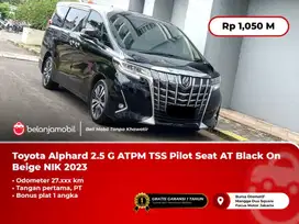[TSS] Toyota Alphard 2.5 G ATPM Pilot Seat AT Black On Beige 2023/2024