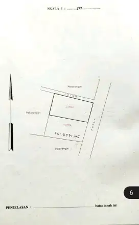 Dijual Tanah Pekarangan SHM Tanpa Perantara