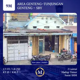 NEGO! JUAL KOMERSIL AREA GENTENG - TUNJUNGAN SURABAYA PUSAT KOTA SHM