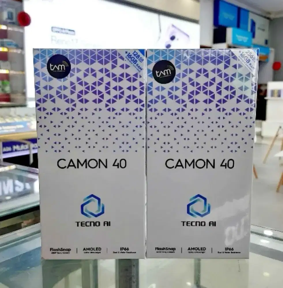 Tecno Camon 40 8/128 Garansi Resmi Indonesia