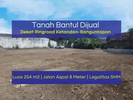 Timur Kota Jogja, 16 Menit ke Ambarrukmo Plaza, Tanah Bantul Dijual
