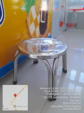 Jual Murah : Fujika Bangku bulat stanless 30 cm
