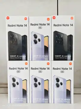 XIAOMI REDMI NOTE 14 5G 8/256 12/512 garansi resmi