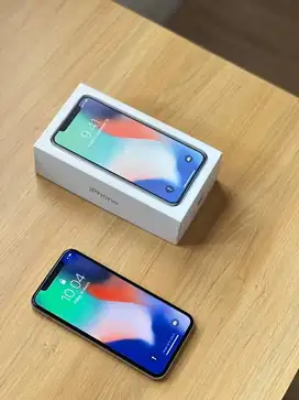 iPhone X 64GB Silver (Resmi iBox)