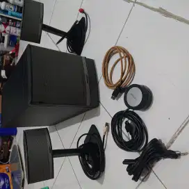 speaker pc bose companion 5 sound system lengkap normal nego