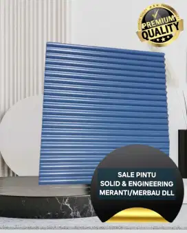 Terima pesanan custom pintu solid & enginrering mahoni merbau jati dll