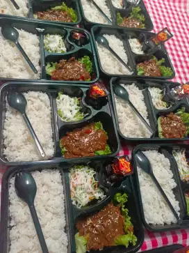 Nasi bento serba 15k