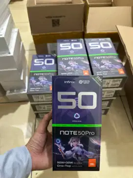 INFINIX NOTE 50 PRO 8+8/256 BARU ORIGINAL GARANSI RESMI INDONESIA