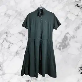 Lacoste Women Cotton Pique Belted Polo long Dress