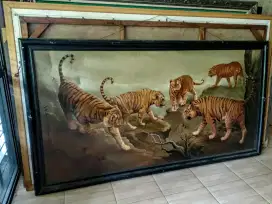BU Lukisan Leemanfong Original Tema Harimau