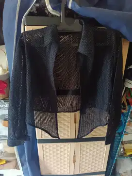Cardigan Warna Hitam
