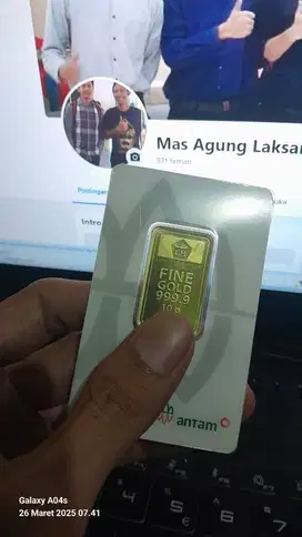 Jual Beli Emas Antam 10 gram 2025 Tapos Depok Jawa Barat