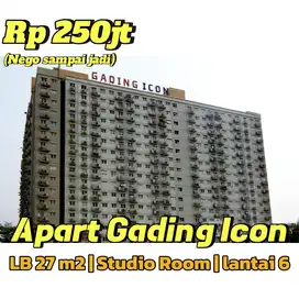 Dijual Murah Apartemen Gading Icon Jakarta timur Semi Furnish