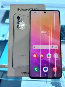 Second Samsung A73 5G Ram 8/256GB Resmi SEIN Fullset Minus LCD Garis