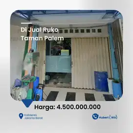 Di Jual Ruko Taman Palem Lestari 4,5 x 20 HGB Kalideres Jakarta Barat