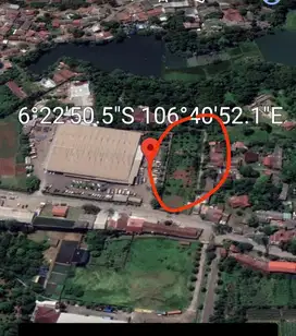 Dijual Tanah di sebelah Gudang Indomarco dekat Puspitek BSD