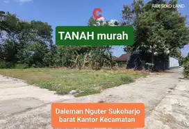 Tanah kavling di Nguter di sukoharjo hanya 72 juta dekat solo