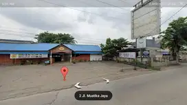 Tanah di jln raya mustika jaya depan grand wisata cakep