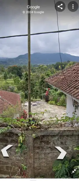 dijual tanah di Cisarua Puncak Bogor 6000m shm