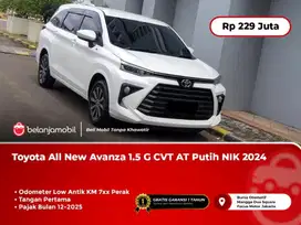 [ LOW KM 700 PERAK ] Toyota Avanza 1.5 G CVT AT Putih 2024/2025