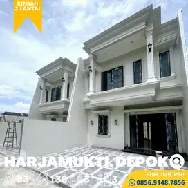 Rumah dijual Murah, Baru Free Biaya, Depok 3 menit LRT Harjamukti, SHM